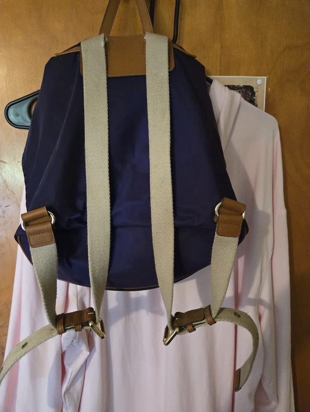 Michael Kors Kempton Purple Nylon Backpack Bag